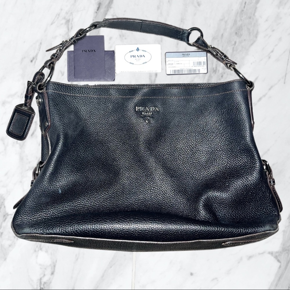 Black Prada shoulder bag